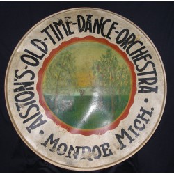 Painted Bass Drum Head