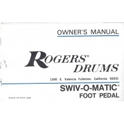 Rogers 1974 Pedal Owner's Manual