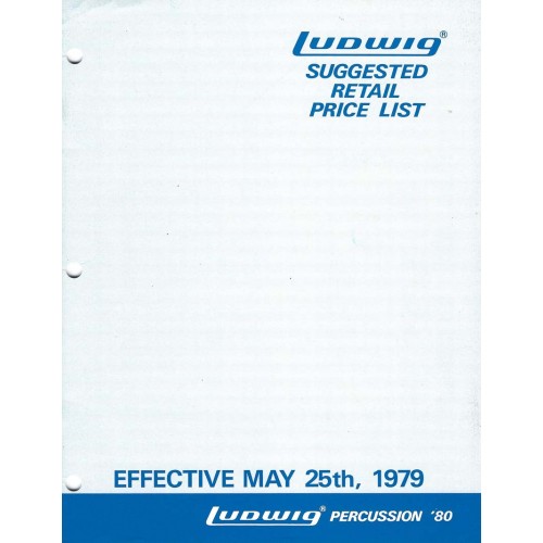 Ludwig 1979 Price List