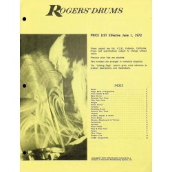 Rogers 1972 June Price List