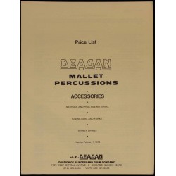 Deagan 1978 Price List