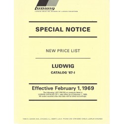 Ludwig 1967 Price List Update