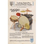 Ludwig & Ludwig White Enamel the "Avenue"