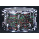 Ludwig Psychedelic Red Glass Keystone - NOS