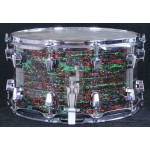 Ludwig Psychedelic Red Glass Keystone - NOS