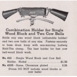 Ludwig Block & Bell Combination Holder