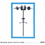 Camco Swivel Double Tom Tom Holder - Long