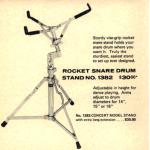 Slingerland Rocket Concert Snare Drum Stand