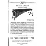 Leedy 317 Monarch Marimba/Xylophone