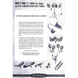 Gretsch Latin-American Rhythm Charts
