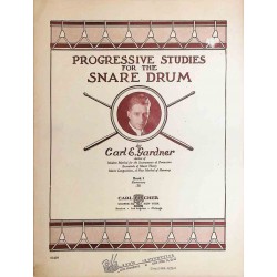 Gardner Progressive Studies for the Snare Drum - Book 1