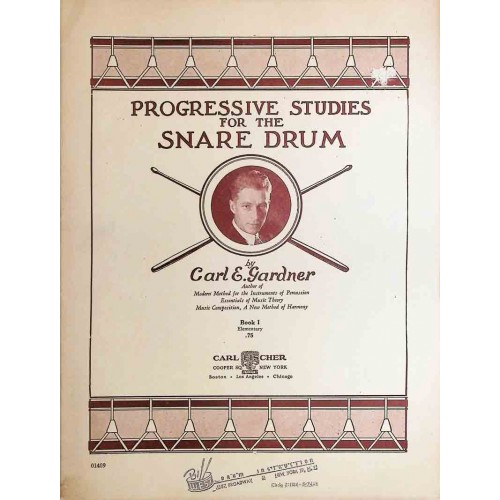 Gardner Progressive Studies for the Snare Drum - Book 1