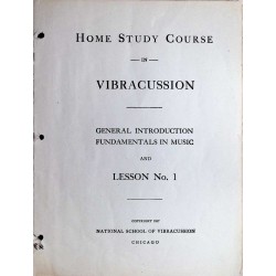 Vibracussion - Home Study Course 12 Lessons