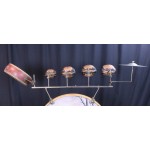 Slingerland Shur-Grip Trap Rail Set - Gold 