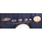 Slingerland Shur-Grip Trap Rail Set - Gold 
