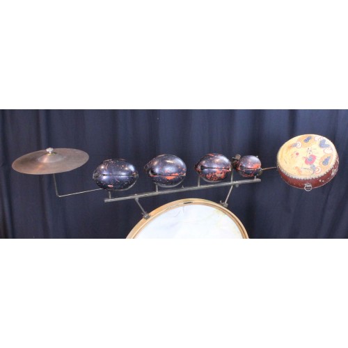 Slingerland Shur-Grip Trap Rail Set - Gold 