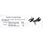 Leedy Cowbells & Mount Set - Gold